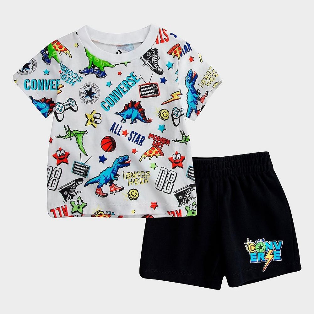 COMPLETO BAMBINO CONVERSE GAMING ALLOVER PRINT- 6CB353-023