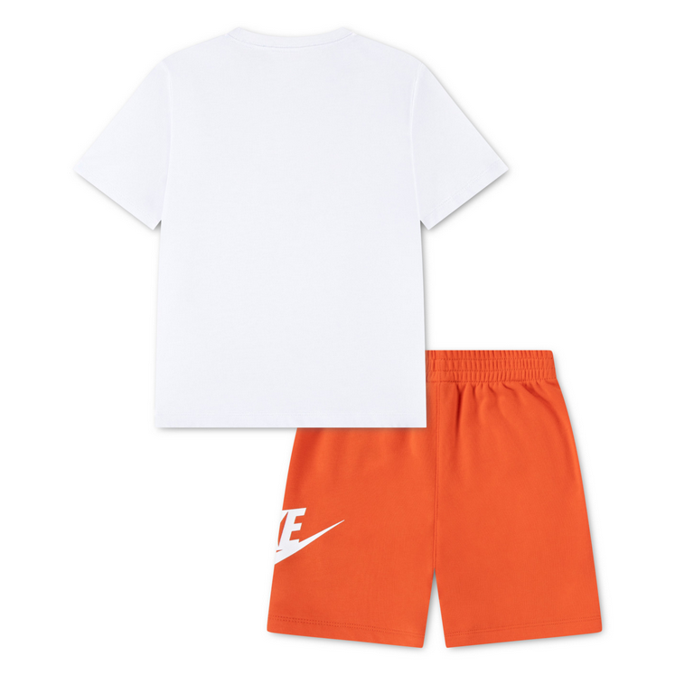 Completo Bambino NIKE CLUB - BIANCO / ARANCIONE