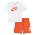Completo Bambino NIKE CLUB - BIANCO / ARANCIONE