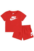 Completo Bambino Nike Club Tee - Rosso