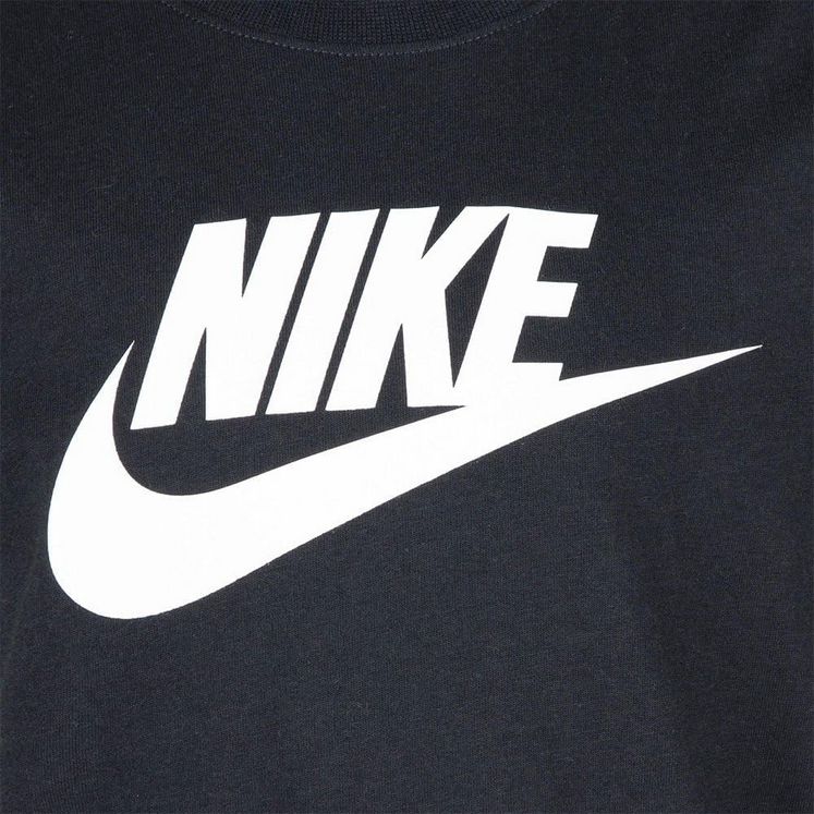 Completo Bambino NIKE CLUB TEE & SHORT- NERO