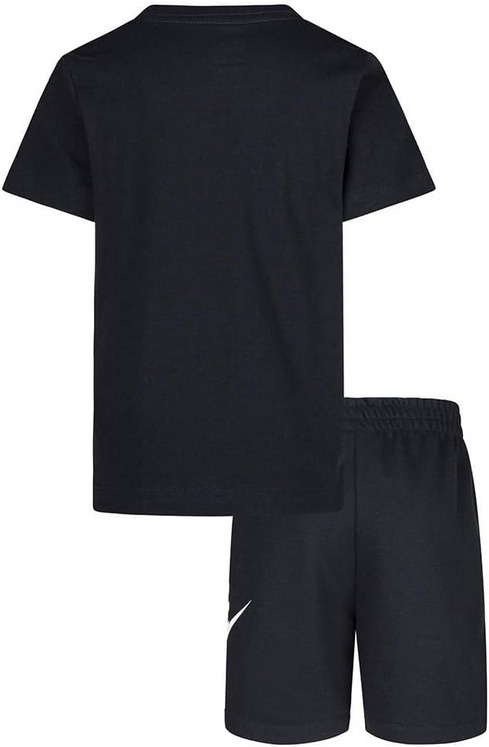 Completo Bambino NIKE CLUB TEE & SHORT- NERO