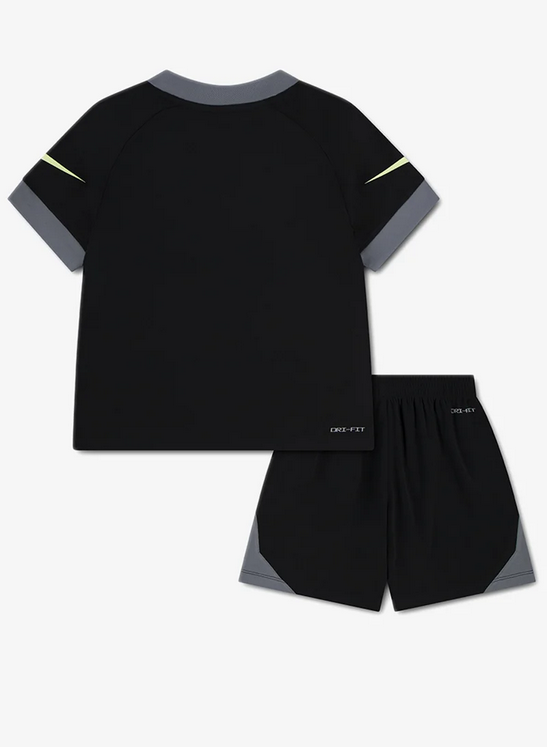 Completo Bambino Nike Dri-Fit Swoosh - NERO/GRIGIO