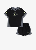 Completo Bambino Nike Dri-Fit Swoosh - NERO/GRIGIO