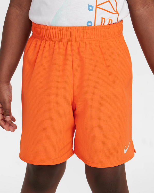 Completo Bambino Nike Rhythm Tee set - Bianco/Arancio