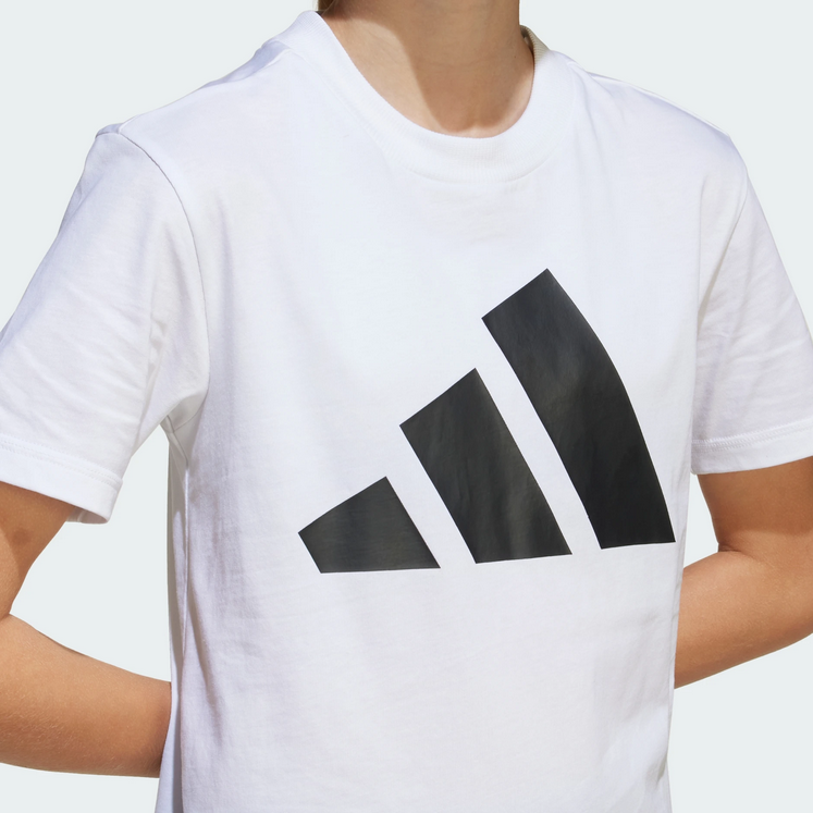 Completo Ragazza Adidas Essentials Tee - Bianco/Nero