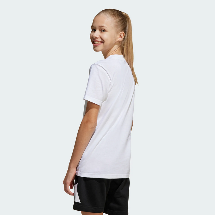 Completo Ragazza Adidas Essentials Tee - Bianco/Nero