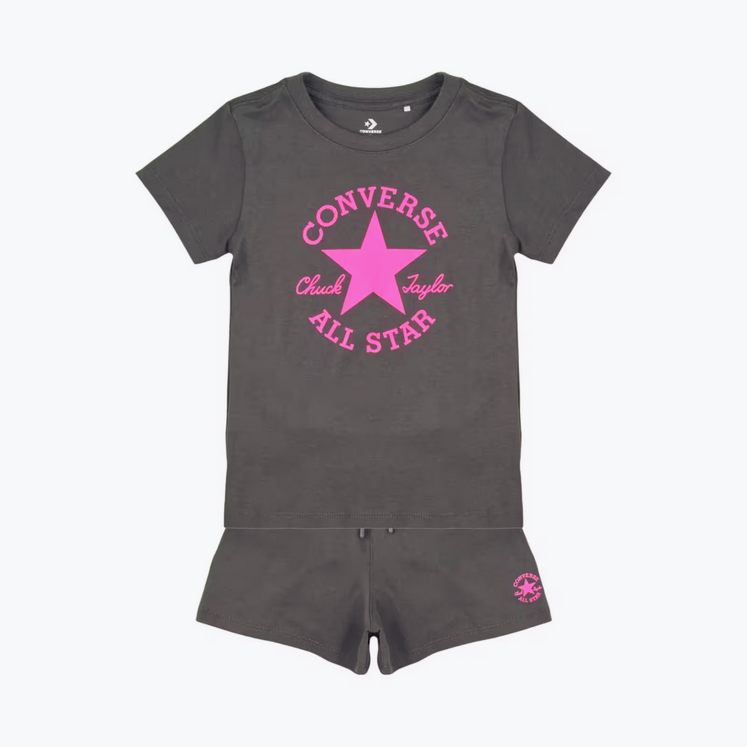 completo RAGAZZA CONVERSE DCTP CLASSIC - GRIGIO\FUCSIA