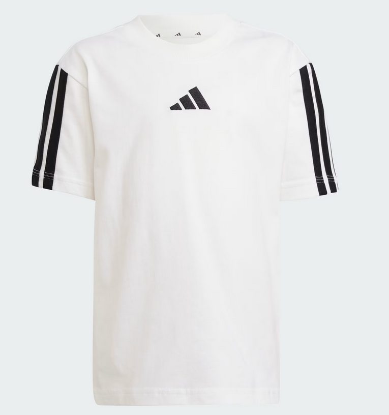 Completo Unisex Adidas ESSENTIAL TEE  - BIANCO\NERO