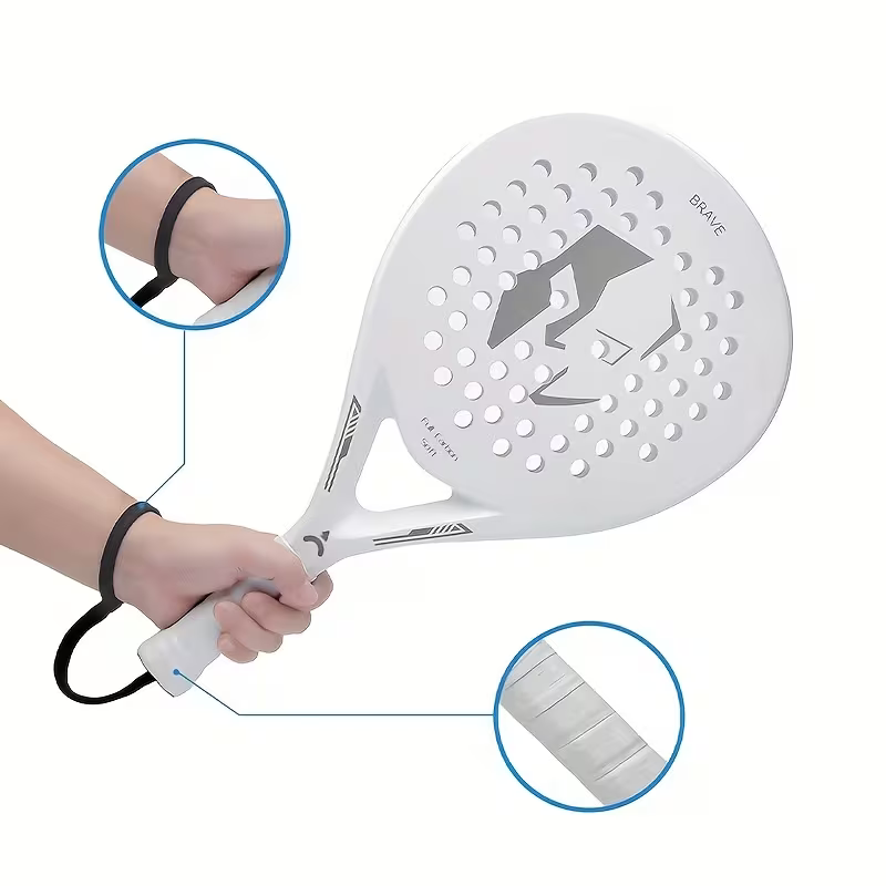 Racchetta da Padel Ianoni Full Carbon Soft - Bianco