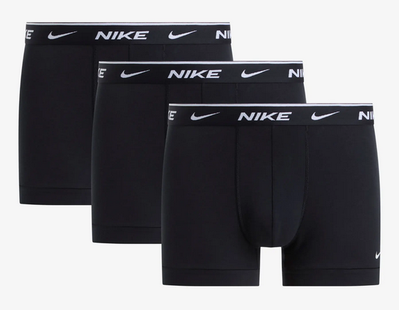 Tre Boxer Nike Essential Cotton Stretch - Nero