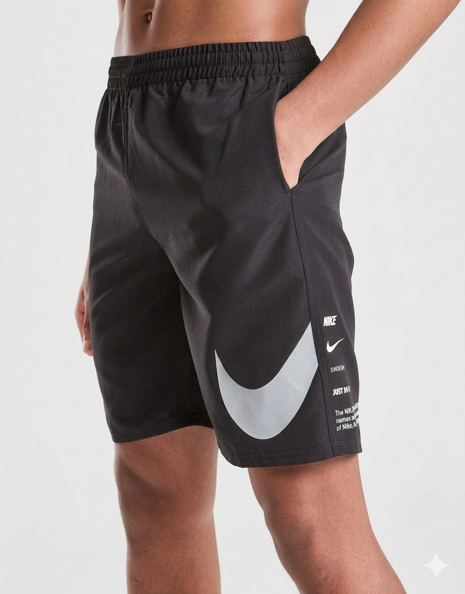 Costume da Bagno Ragazzo Nike Stadium 5 Volley - Nero