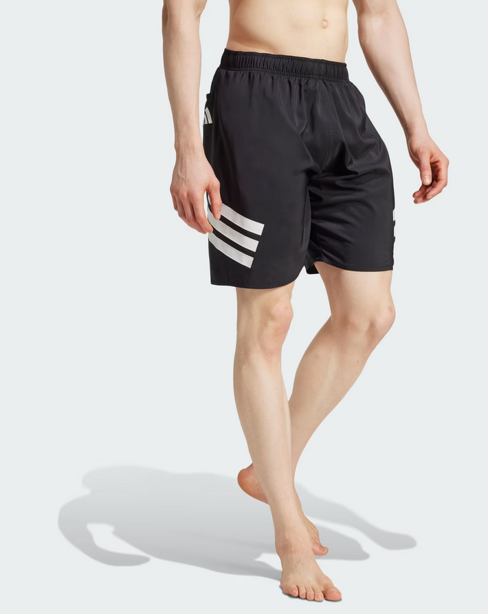 Costume da Bagno Uomo Adidas 3-Stripes - Nero