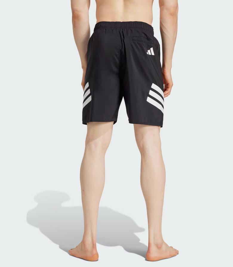 Costume da Bagno Uomo Adidas 3-Stripes - Nero