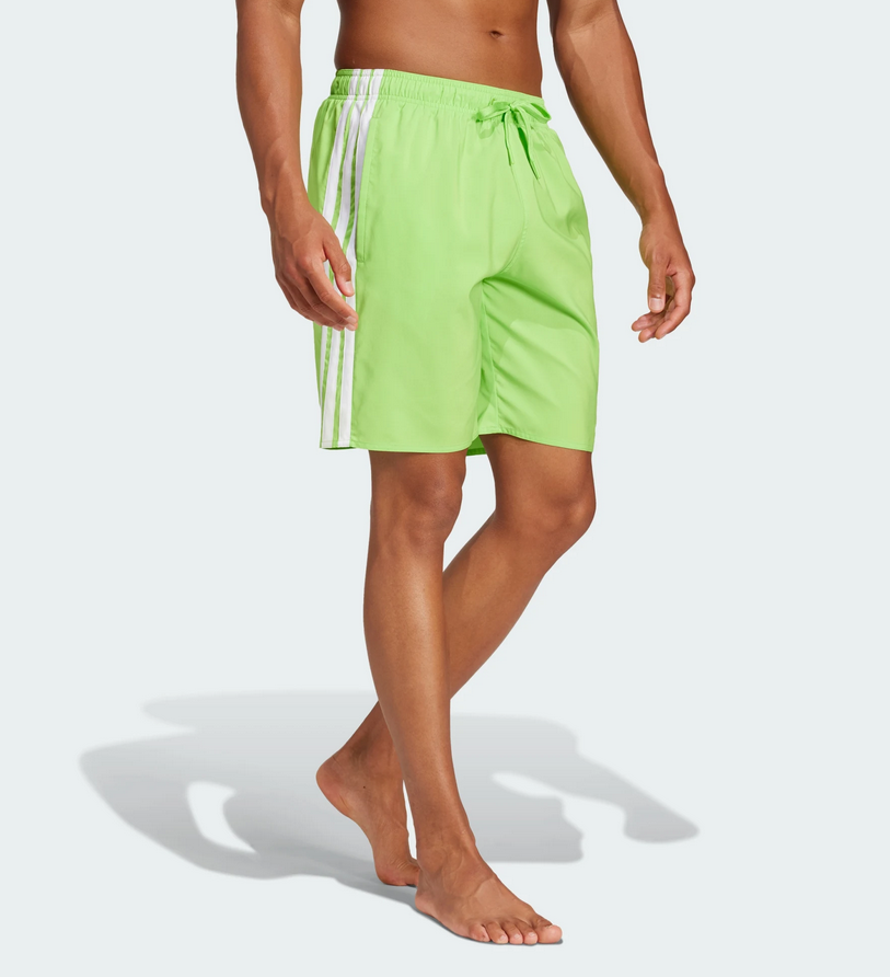 Costume da bagno Uomo Adidas 3-Stripes - Verde Fluo