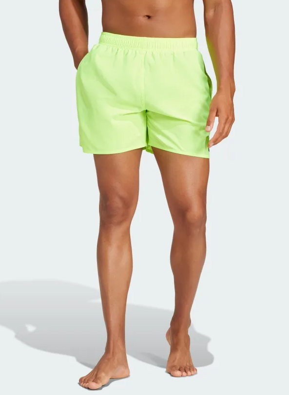 Costume da bagno Uomo Adidas Solid CLX - Giallo Fluo