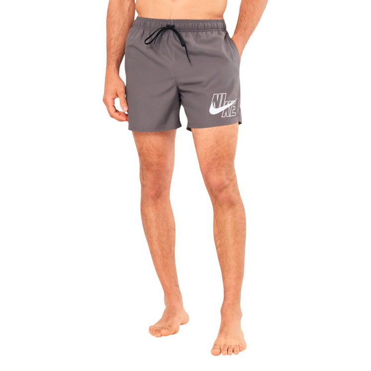Costume da Bagno Uomo Nike 5 Volley Short - Grigio