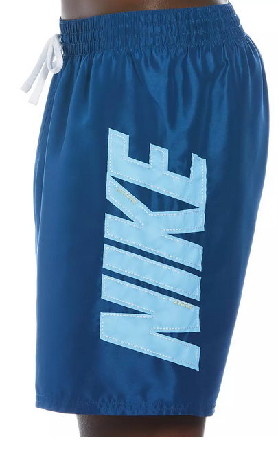 Costume da Bagno Uomo Nike Big Logo - Blu