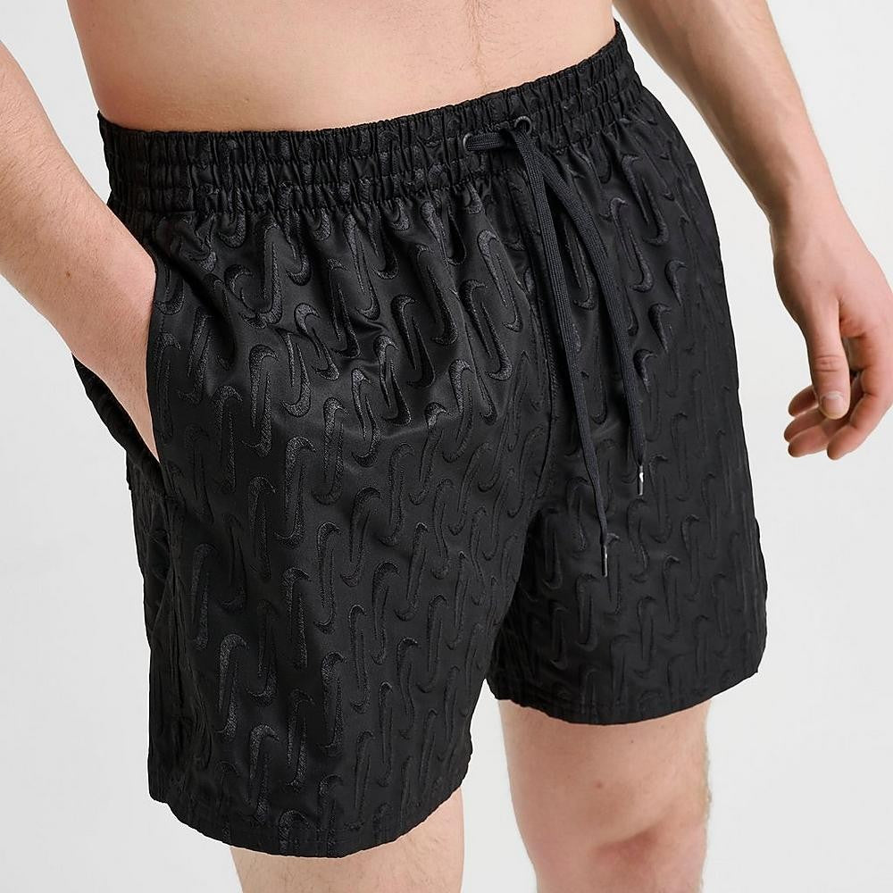 Costume da Bagno Uomo Nike Breaker Swoosh logo Link - Nero
