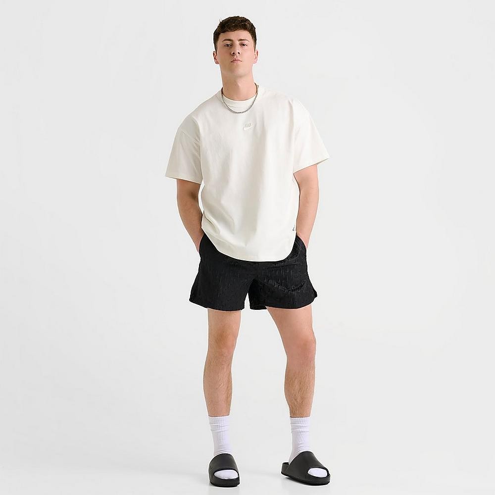 Costume da Bagno Uomo Nike Breaker Swoosh logo Link - Nero