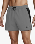 Costume da Bagno Uomo Nike Contend Solid Essentials - Grigio