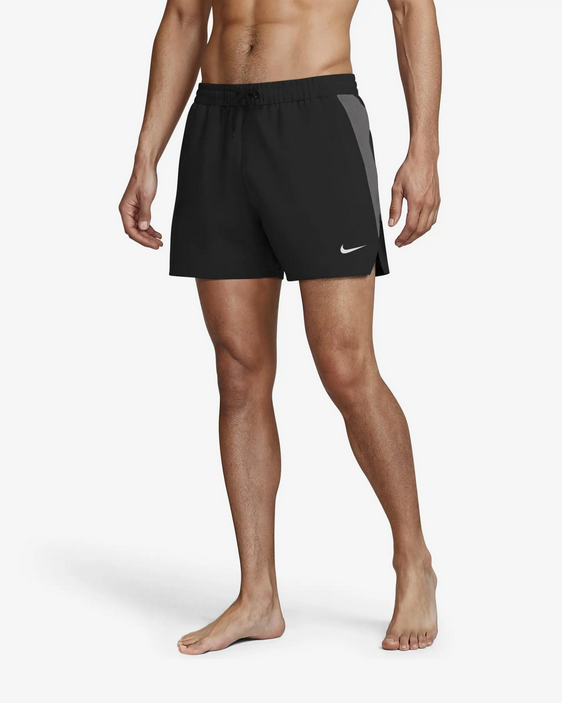 Costume da Bagno Uomo Nike Contend Solid Essentials - Nero