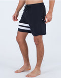 Costume Uomo Hurley Block Party Boardshorts 18' - Nero/Bianco
