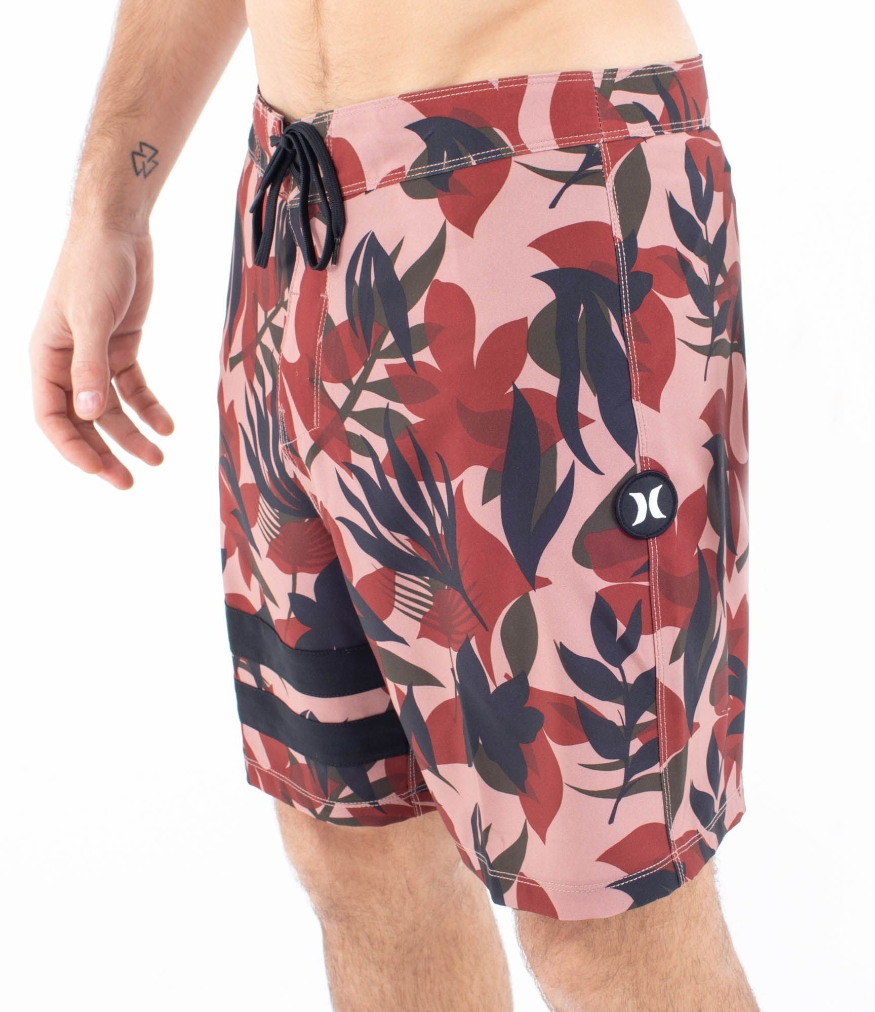 Costume Uomo Hurley Boardshort 18" Block party - Bordeaux