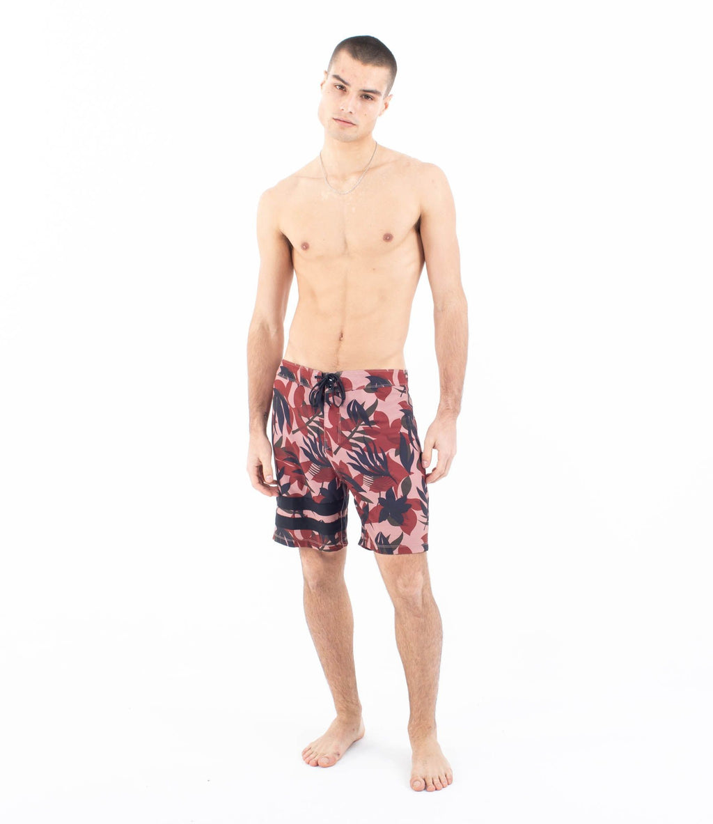 Costume Uomo Hurley Boardshort 18" Block party - Bordeaux