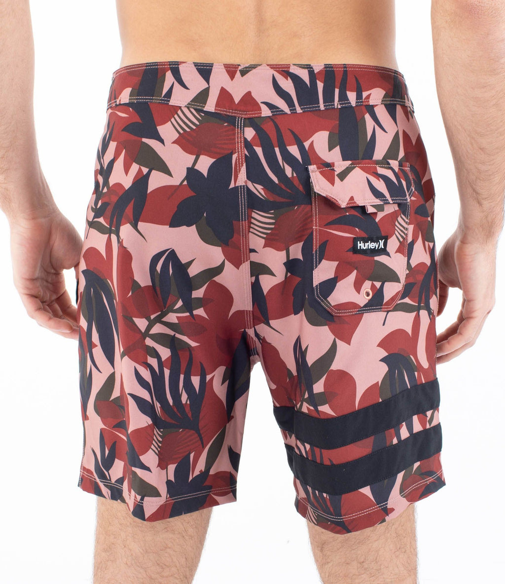 Costume Uomo Hurley Boardshort 18" Block party - Bordeaux