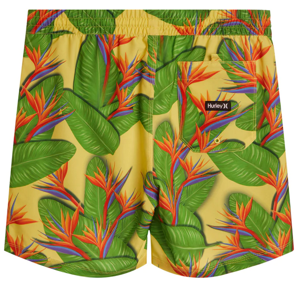 Costume Uomo Hurley Tropical Volley 17" - Verde/Giallo