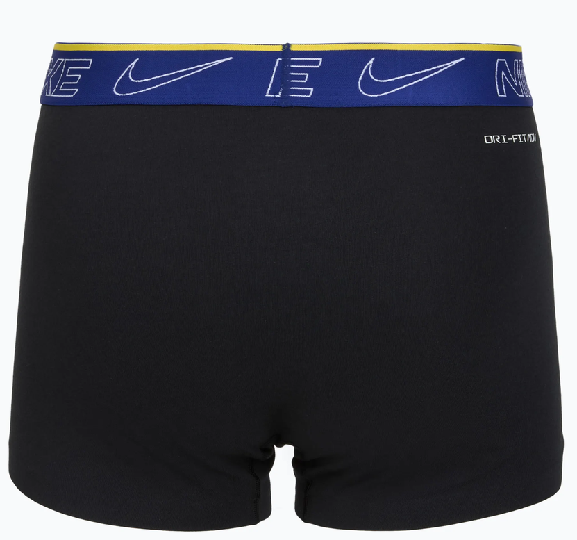 Due Boxer Nike Elite Cotton Stretch - Nero/Blu/Bordeaux
