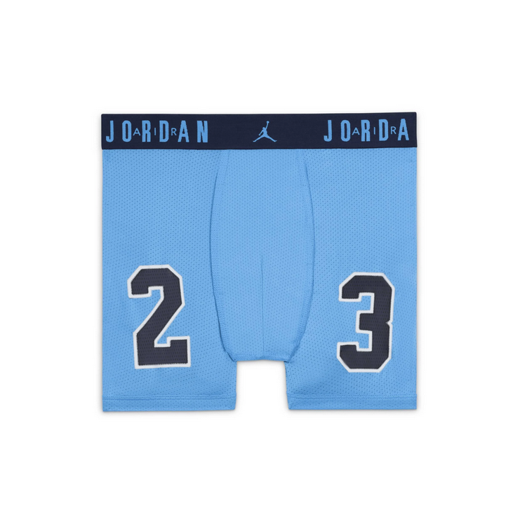 Due Boxer Ragazzo Jordan Flight Micro - Azzurro/Rosso