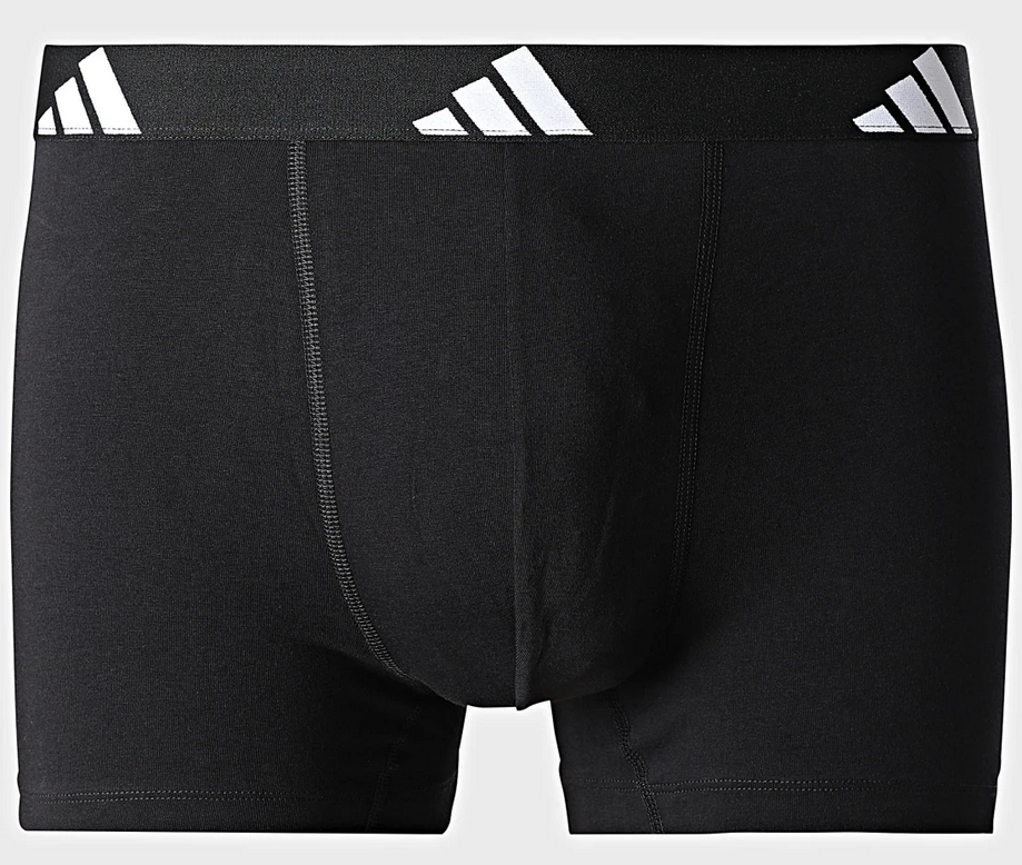 Due Boxer Uomo Adidas Active Flex Cotton - Nero