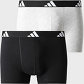 Due Boxer Uomo Adidas Active Flex Cotton - Nero/Grigio