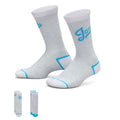 Due Paia di Calzini Jordan MVP - Bianco/Celeste