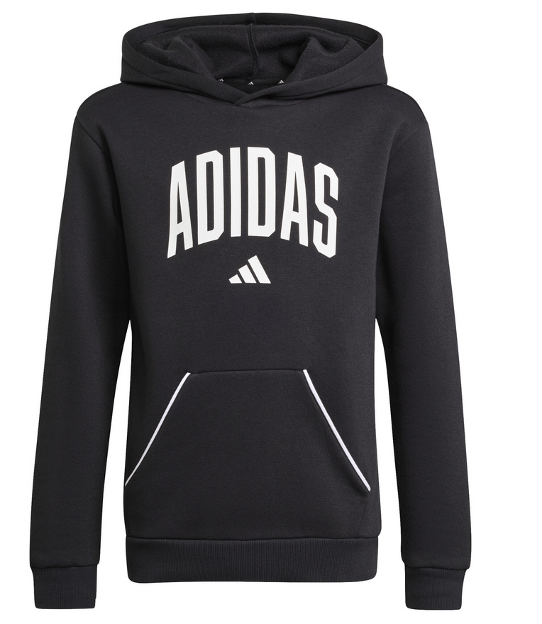 Felpa Adidas Ragazzo Essentials Collegiate Typography - Nero