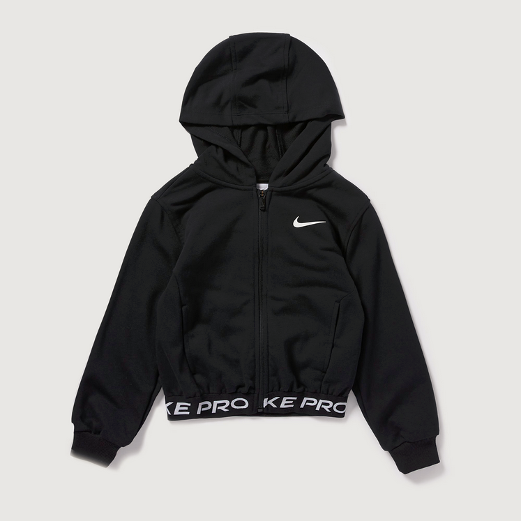 Felpa Bambina Nike Essentials Full Zip hoodie  - Nero