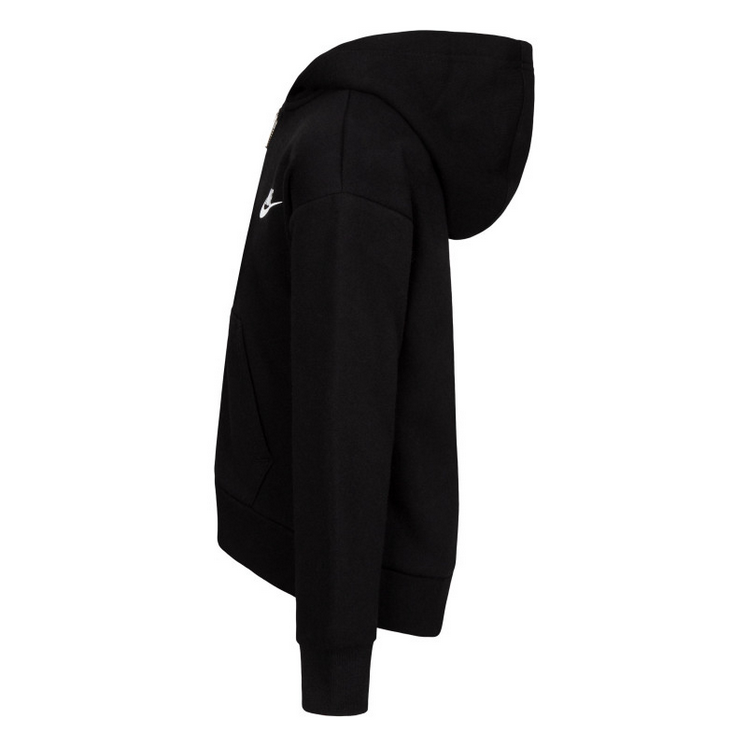 Felpa Bambina Nike Sportswear Club Fleece High Low  - Nero
