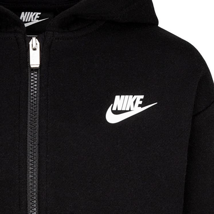Felpa Bambina Nike Sportswear Club Fleece High Low  - Nero