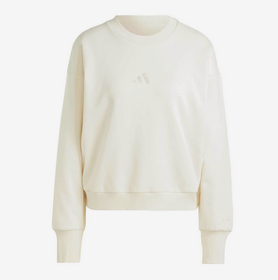 Felpa Donna Adidas ALL SZN Fleece Loose  - Bianco