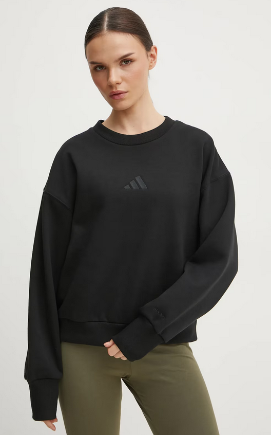 Felpa Donna Adidas ALL SZN Fleece Loose  - Nero