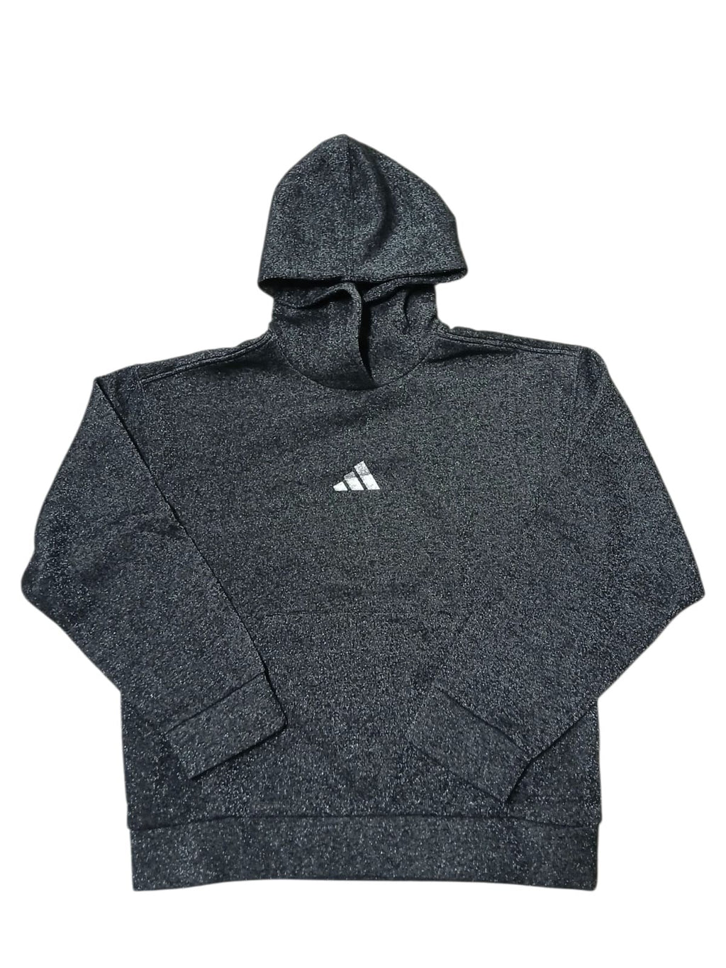 Felpa Donna Adidas ALL SZN Holiday Glitter Fleece Loose - Grigio