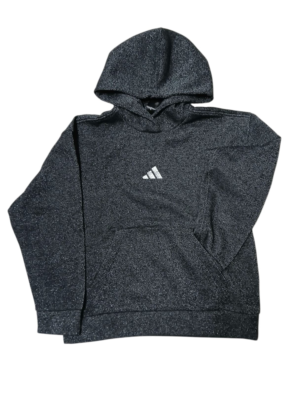 Felpa Donna Adidas ALL SZN Holiday Glitter Fleece Loose - Grigio