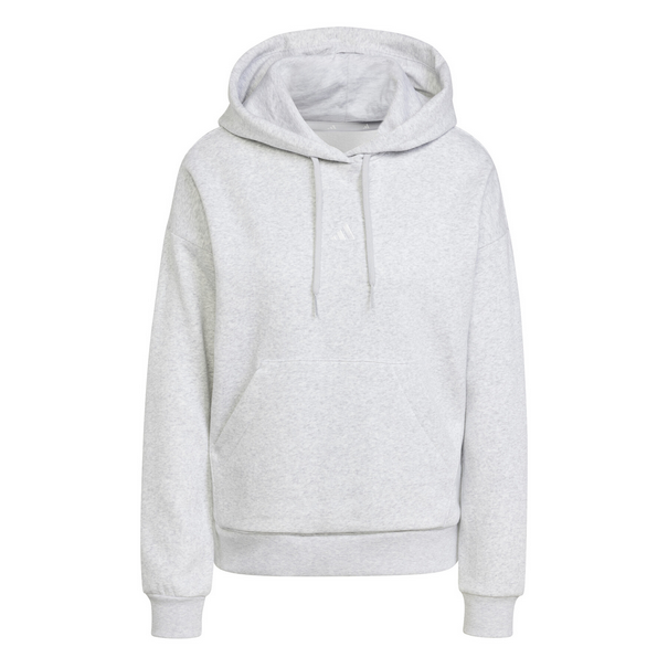Felpa Donna Adidas Essentials Small Logo Feel Cozy - Grigio