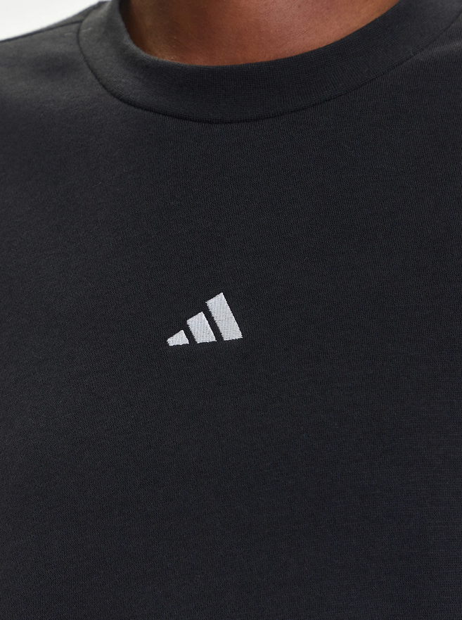Felpa Donna Adidas Essentials Small Logo - Nero