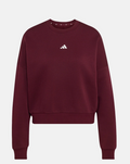 Felpa Donna Adidas Essentilas Small Logo - Bordeaux