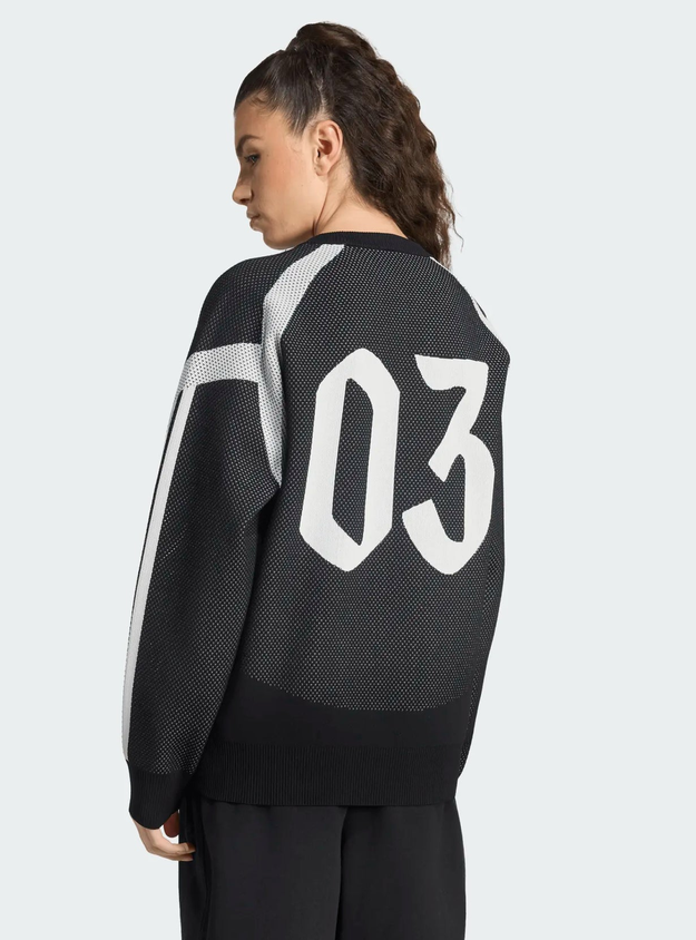 Felpa Donna Adidas House of Tiro Knitted - Nero