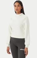 Felpa Donna Adidas Soft Lux - Bianco