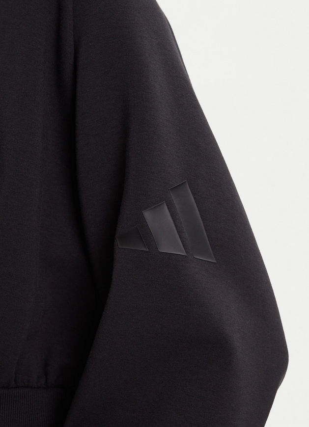 Felpa Donna Adidas Soft Lux Loose  - Nero